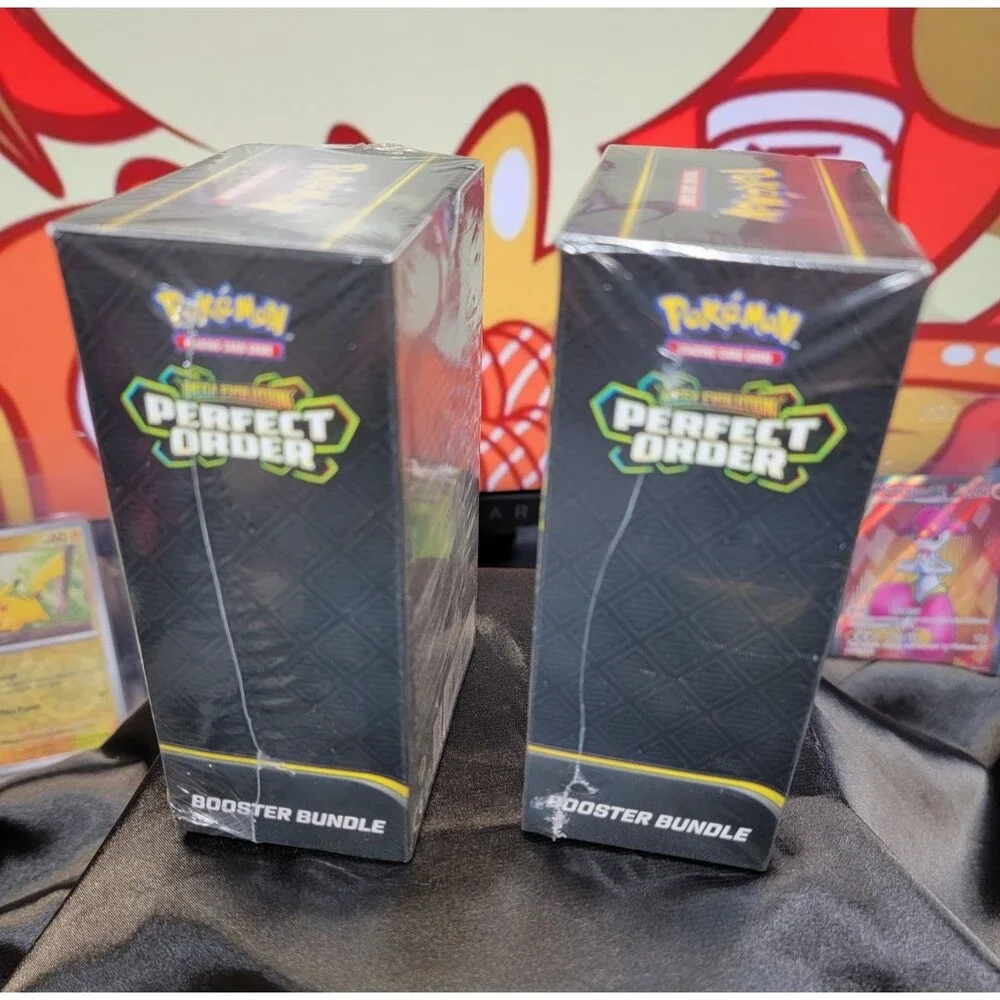 Pokemon TCG Mega Evolution Perfect Order Booster Bundles New Sealed Set of 2